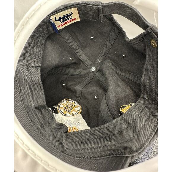 Boston Bruins 6 Time NHL Stanley Cup Champions Adult Adjustable Black Hat‎ NWT - Picture 5 of 8